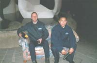 Two Chubb security guards